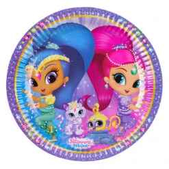 Amscan Borden Shimmer And Shine 23cm (8ST)