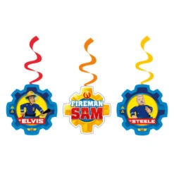 Amscan Brandweerman Sam Rotorspiralen | Hangdeco 6ST