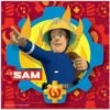 Amscan Brandweerman Sam Servetten 33CM (20ST) -Feestbenodigdheden amscan brandweerman sam servetten 33cm 20st