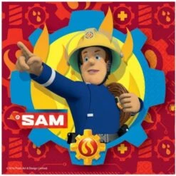 Amscan Brandweerman Sam Servetten 33CM (20ST)