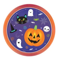 Amscan Halloween Feestbordjes 23CM (8ST)