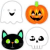 Amscan Halloween Friends Maskers 8ST -Feestbenodigdheden amscan halloween friends maskers 8st