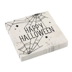 Amscan Halloween Servetten Spinnenweb 33CM X 33CM (16ST)
