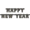 Amscan Letterslinger Happy New Year Zwart & Wit 1.8M -Feestbenodigdheden amscan letterslinger happy new year zwart wit 18m