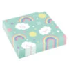 Amscan Rainbow & Cloud Servetten 33CM X 33CM (20ST) -Feestbenodigdheden amscan rainbow cloud servetten 33cm x 33cm 20st