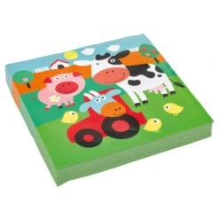 Amscan Servetten Farm Fun 33cm X 33cm (20ST)