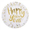 Boland Feestbordjes Happy New Year 23CM (10ST) -Feestbenodigdheden boland feestbordjes happy new year 23cm 10st