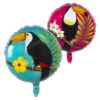 Boland Folieballon Rond Toekan ⌀45CM -Feestbenodigdheden boland folieballon rond toekan 45cm