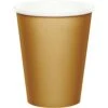 Creative Converting Bekertjes Goud 266ML (8ST) -Feestbenodigdheden creative converting bekertjes goud 266ml 8st