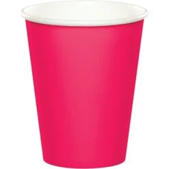Creative Converting Bekertjes Hot Magenta 266ML (8ST)