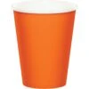 Creative Converting Bekertjes Oranje 266ML (8ST) -Feestbenodigdheden creative converting bekertjes oranje 266ml 8st