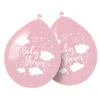 Folat BabyShower Ballonnen Roze 30CM (8ST) -Feestbenodigdheden folat babyshower ballonnen roze 30cm 8st