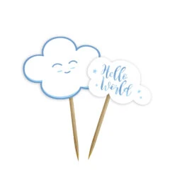 Folat BabyShower Prikkertjes Blauw 24ST