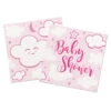 Folat BabyShower Servetten Roze 25cm X 25cm (20ST) -Feestbenodigdheden folat babyshower servetten roze 25cm x 25cm 20st