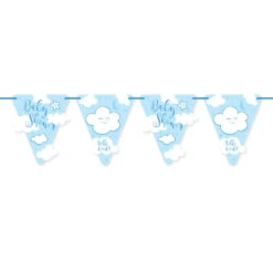 Folat BabyShower Vlaggenlijn Blauw 6M