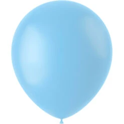 Folat Ballonnen Mat Blauw 33CM (50ST)