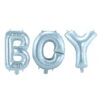 Folat Folieballon Tekst Boy Baby Blauw 3x 36CM