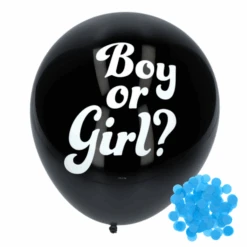 Folat Gender Reveal Ballon Boy Or Girl Blauw 41CM (3ST)