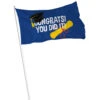 Folat Gevelvlag Geslaagd Congrats You Did It! 90cm X 60cm -Feestbenodigdheden folat gevelvlag geslaagd congrats you did it 90cm