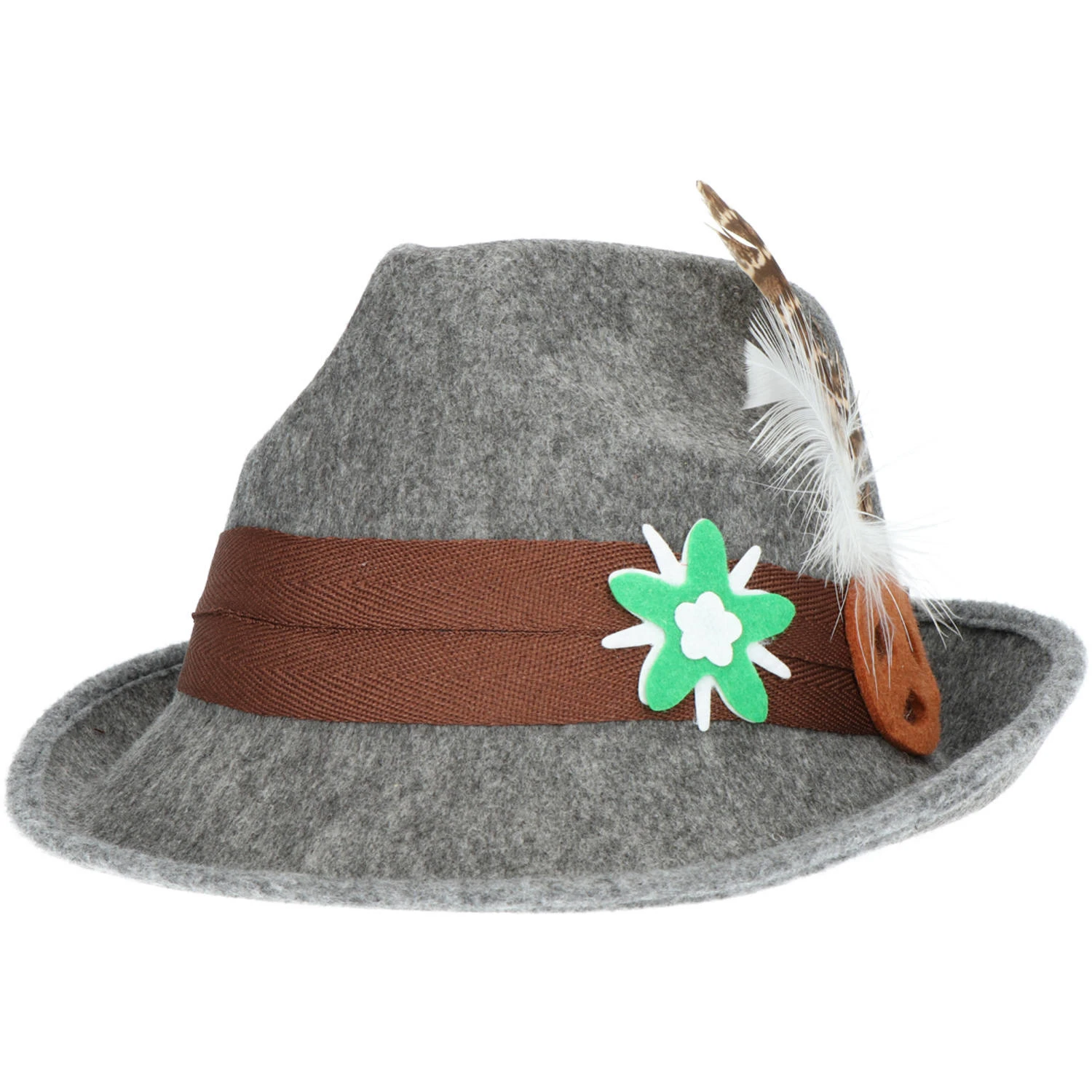 Folat Grijze Tiroler Hoed 3 Folat Grijze Tiroler Hoed