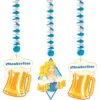 Folat Hangdecoratie Oktoberfest Bierpullen 3ST -Feestbenodigdheden folat hangdecoratie oktoberfest bierpullen 3st