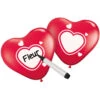 Folat Hartjes Ballonnen Rood Beschrijfbaar 25CM (6ST) 2 Folat Hartjes Ballonnen Rood Beschrijfbaar 25CM (6ST) -Feestbenodigdheden folat hartjes ballonnen rood beschrijfbaar 25cm 6s