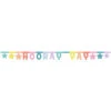 Folat Letterslinger Hooray Yay Pastel 1.6M -Feestbenodigdheden folat letterslinger hooray yay pastel 16m