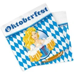 Folat Oktoberfest Servetten Bierpullen 33CM (20ST)