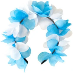 Folat Oktoberfest Tiara Bloem Bavaria Blauw | Wit