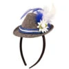 Folat Oktoberfest Tiara Mini Trilby Hoed Blauw -Feestbenodigdheden folat oktoberfest tiara mini trilby hoed blauw