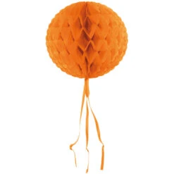 Folat Oranje Honeycomb Bol ⌀30CM