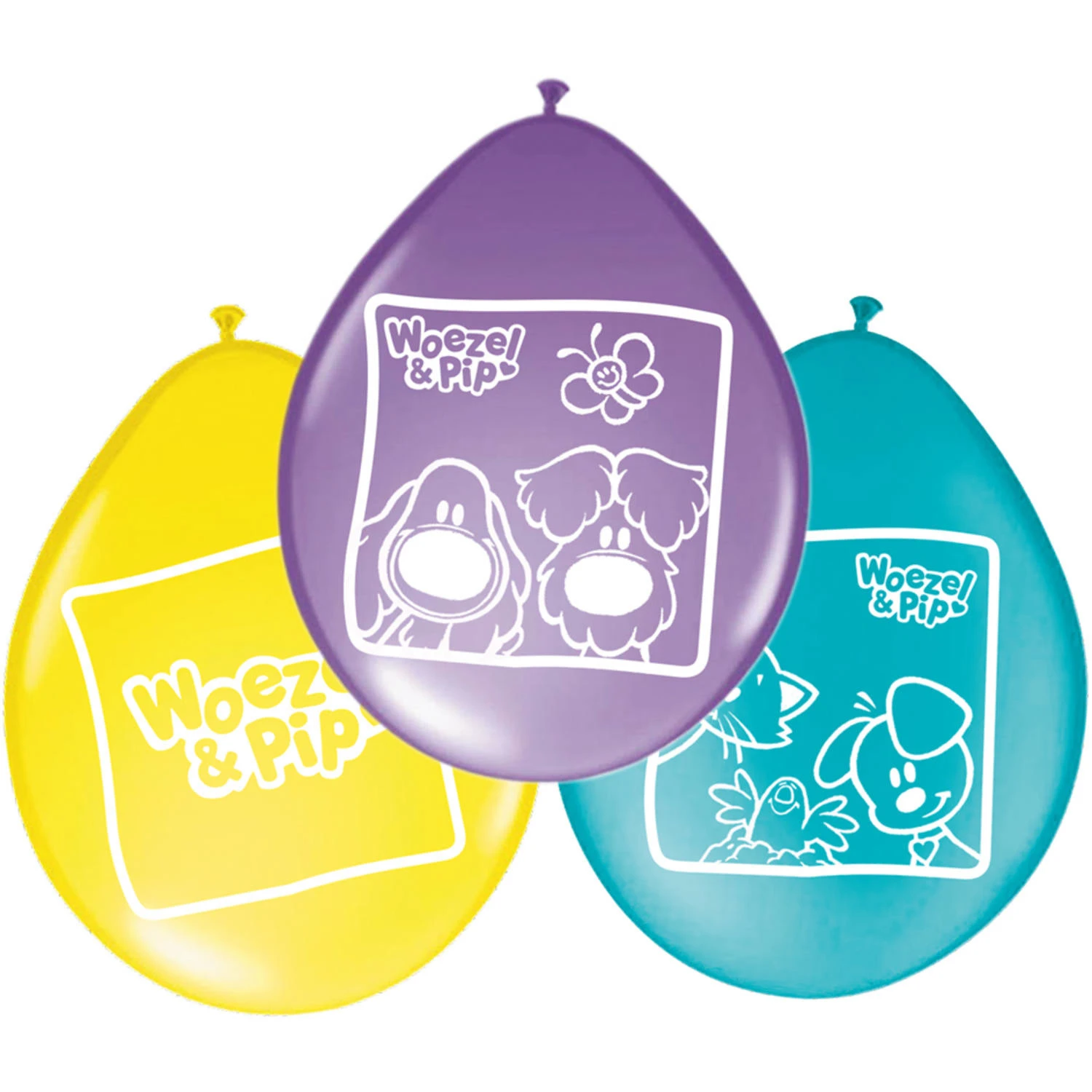Folat Woezel & Pip Ballonnen 27CM (8ST) 3 Folat Woezel & Pip Ballonnen 27CM (8ST)