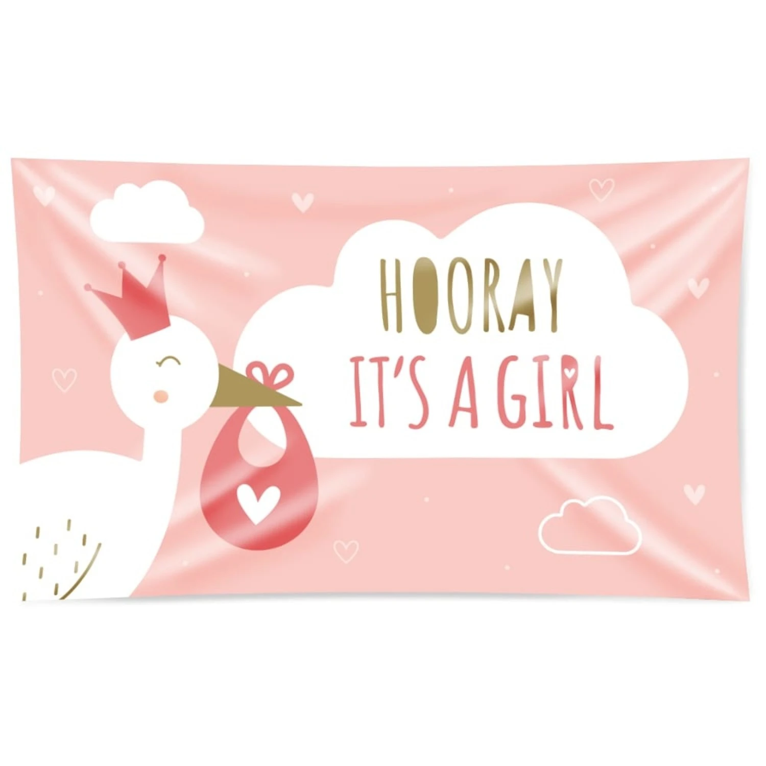 Gevel Vlag Hooray Its A Girl 90cm X 150cm 3 Gevel Vlag Hooray Its A Girl 90cm X 150cm
