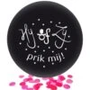 Grote Ballon Gender Reveal | Hij Of Zij Prik Mij Roze 60CM