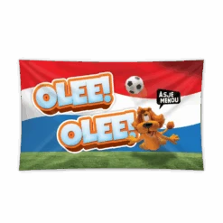 Paperdreams XXL Gevelvlag Loeki De Leeuw Olee! Olee! 90cm X 150cm