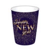 Party Factory NL Bekertjes Happy New Year Blauw / Goud 250ML (8ST) -Feestbenodigdheden party factory nl bekertjes happy new year blauw go