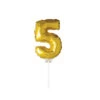 Party Factory NL Folie Ballon "5" Goud (40CM) -Feestbenodigdheden party factory nl folie ballon 5 goud 40cm
