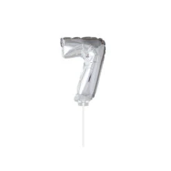 Party Factory NL Folie Ballon "7" Zilver (40CM)