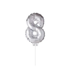 Party Factory NL Folie Ballon '8" Zilver (40CM)