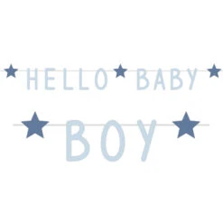 Party Factory NL Letterslinger Hello Baby Boy 1.4M
