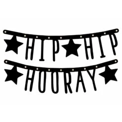 Party Factory NL Letterslinger Hip Hip Hooray!