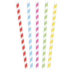 Party Factory NL Papieren Rietjes Multicolor 20ST