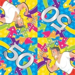 Party Factory NL Servetten "Hoera Abraham" 33cm X 33cm (20ST)