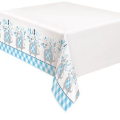 Unique BabyShower Tafelkleed Elephant Blue 137cm X 214cm