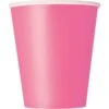 Unique Bekertjes Magenta 266ML (8ST) -Feestbenodigdheden unique bekertjes magenta 266ml 8st