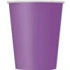 Unique Bekertjes Paars 266ML (8ST) -Feestbenodigdheden unique bekertjes paars 266ml 8st