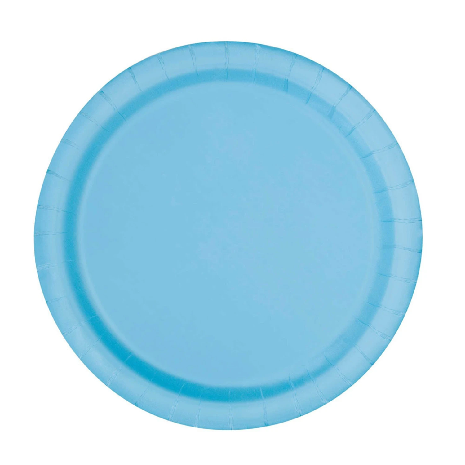 Unique Feestbordjes Baby Blauw 18CM (8ST) 3 Unique Feestbordjes Baby Blauw 18CM (8ST)