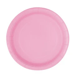 Unique Feestbordjes Baby Roze 18CM (8ST)