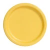 Unique Feestbordjes Geel 18CM (20ST) -Feestbenodigdheden unique feestbordjes geel 18cm 20st