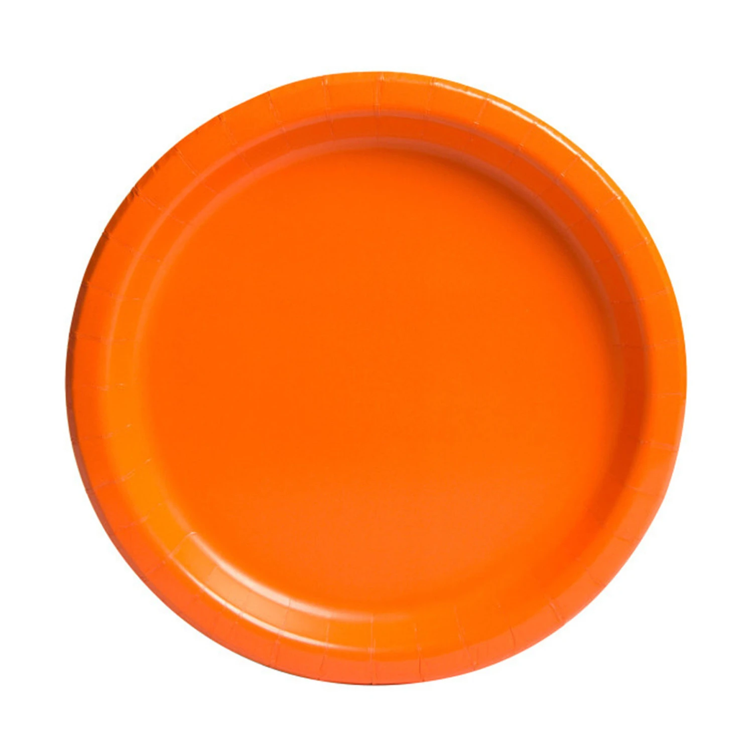 Unique Feestbordjes Oranje 18CM (8ST) 3 Unique Feestbordjes Oranje 18CM (8ST)